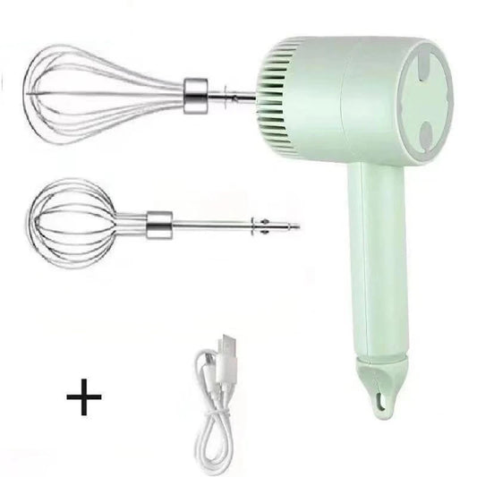 Batteur électrique rechargeable USB : simplifiez vos préparations maison avec un design ergonomique et accessoires interchangeables.