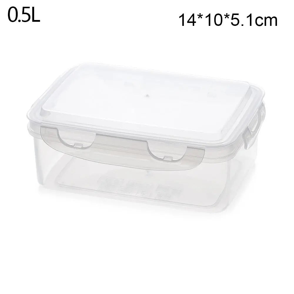 Boîte à Lunch Hermétique en Plastique – 300 ml à 2,35 L avec couvercle hermétique pour conserver les aliments frais