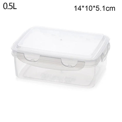 Boîte à Lunch Hermétique en Plastique – 300 ml à 2,35 L avec couvercle hermétique pour conserver les aliments frais