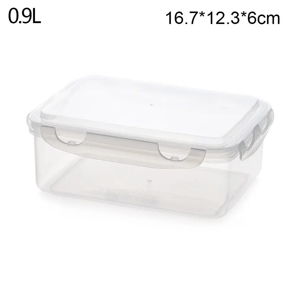 Boîte à Lunch Hermétique en Plastique – 300 ml à 2,35 L avec un couvercle transparent pour un stockage efficace
