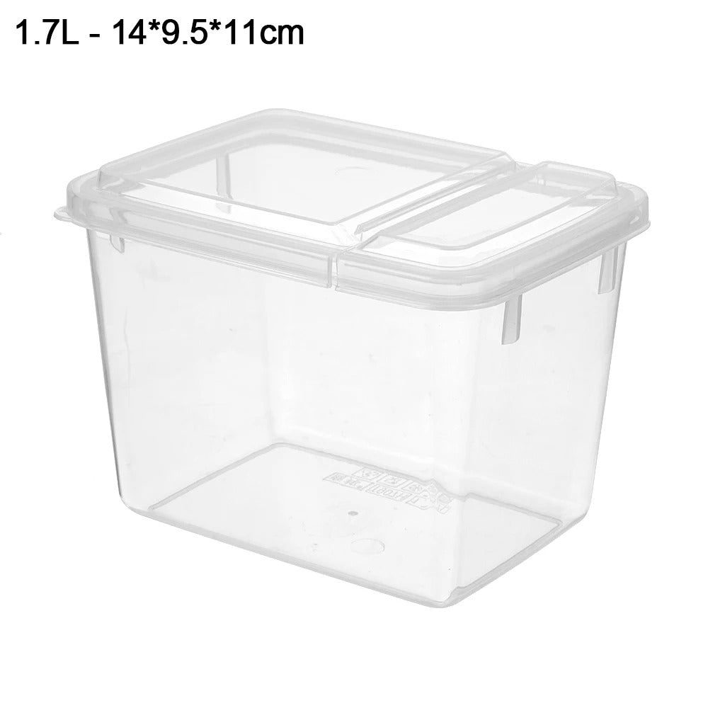 Boîte à Lunch Hermétique en Plastique – 300 ml à 2,35 L avec couvercle transparent et design pratique