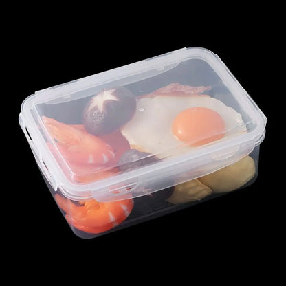 Boîte à Lunch Hermétique en Plastique – 300 ml à 2,35 L avec légumes frais et un œuf à l'intérieur