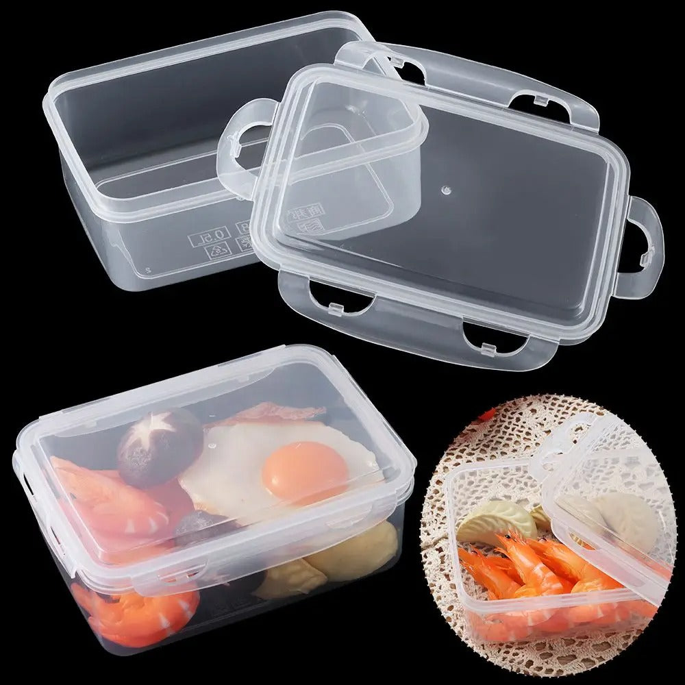 Boîte à Lunch Hermétique en Plastique – 300 ml à 2,35 L avec compartiments pour aliments frais