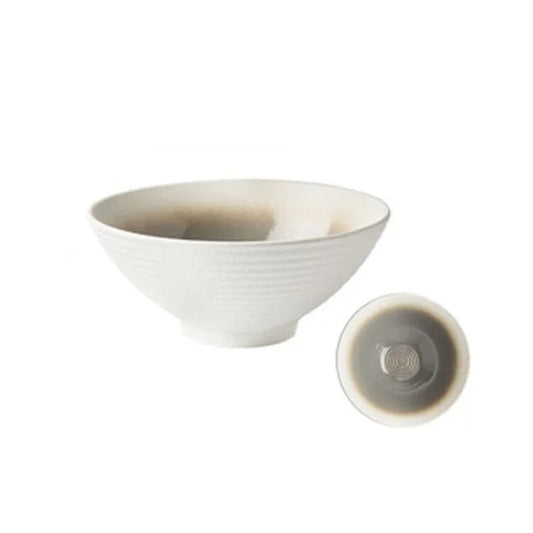 Bol à Ramen en Céramique Style Japonais 1,2 L avec design élégant et finition texturée