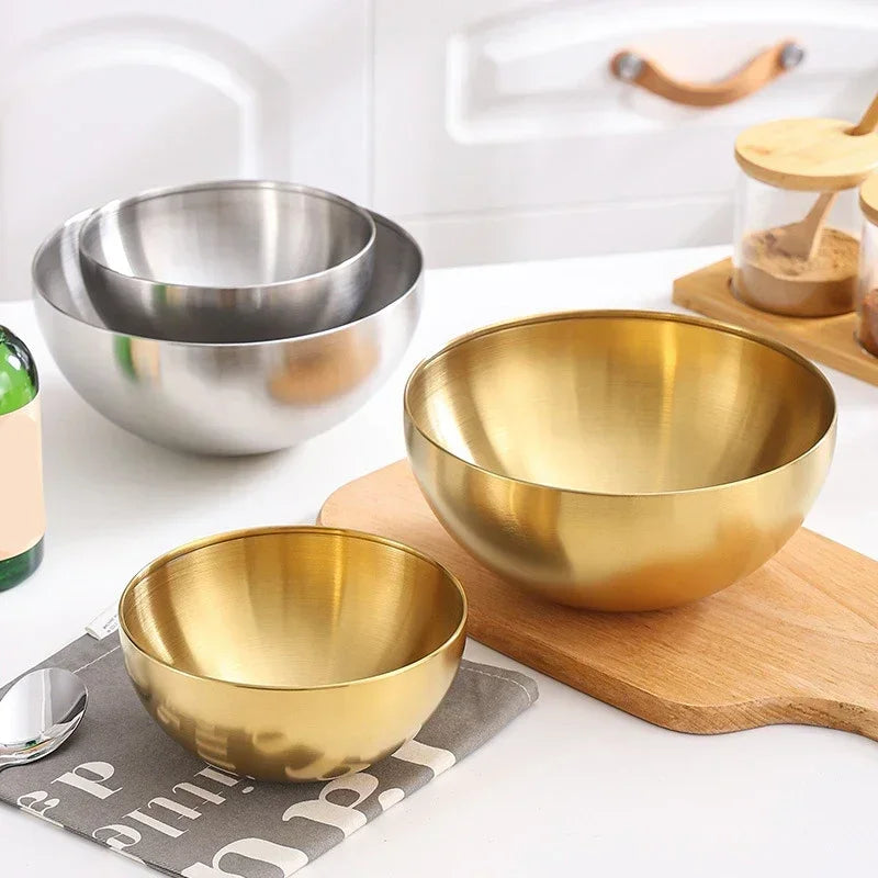 Bol en Acier Inoxydable 304 - Élégant disponible en trois tailles pour la cuisine moderne