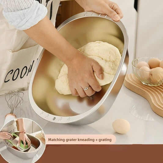 Bol Inox Cuisine 2,5 kg – Mélange, Pétrissage pour la préparation de pâtes et de mélanges culinaires