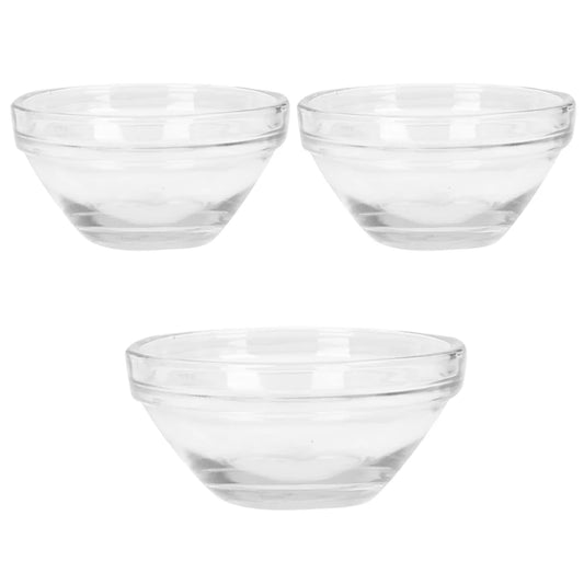 Bols Sauce Plastique – Lot de 3 Mini Contenants Cuisine transparents pour sauces et condiments