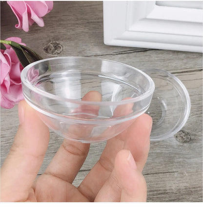 Bols Sauce Plastique – Lot de 3 Mini Contenants Cuisine transparents pour sauces 