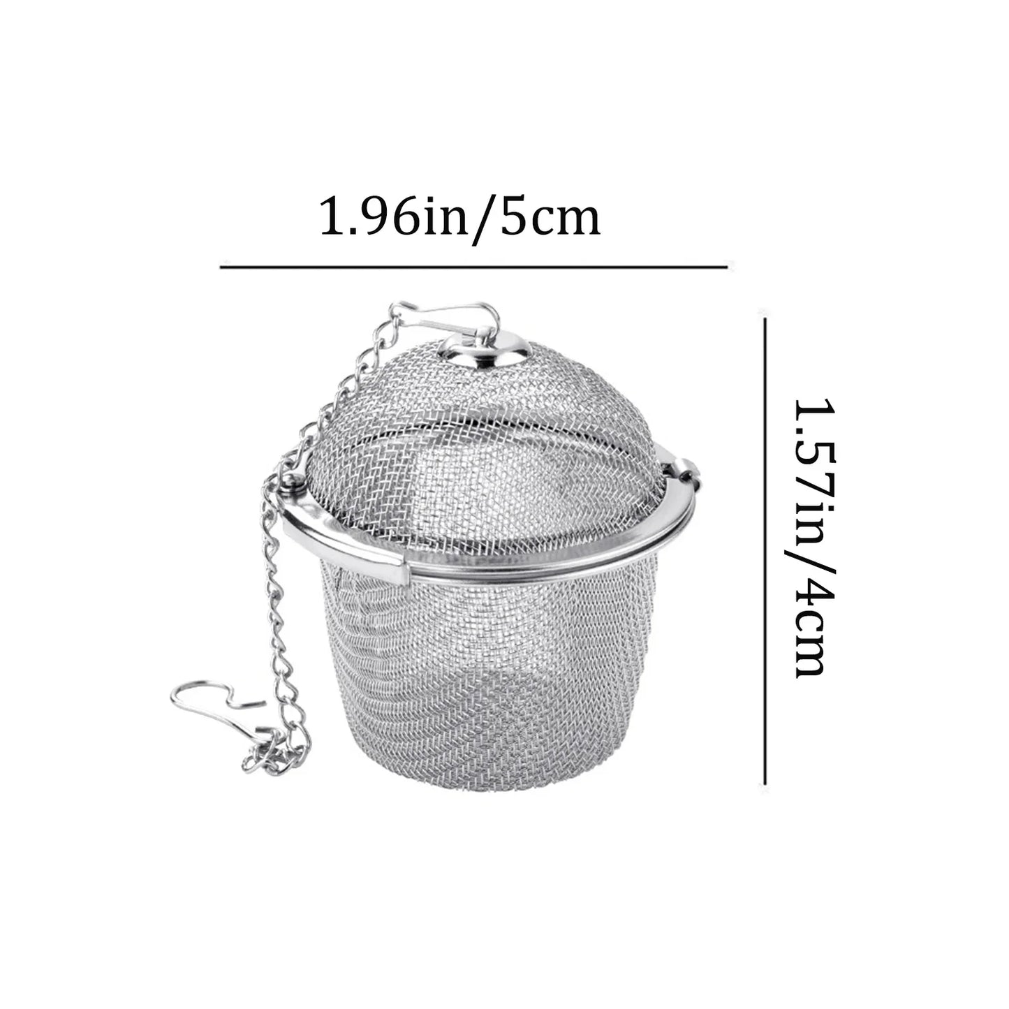 Boule à Thé Inox Multifonction – Infuseur Thé & Épices en acier inoxydable pour infuser facilement thé et épices.