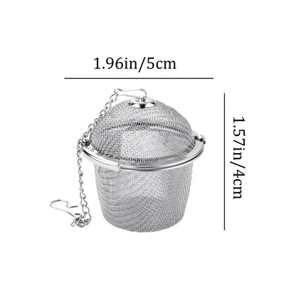 Boule à Thé Inox Multifonction – Infuseur Thé & Épices en acier inoxydable pour infuser facilement thé et épices.