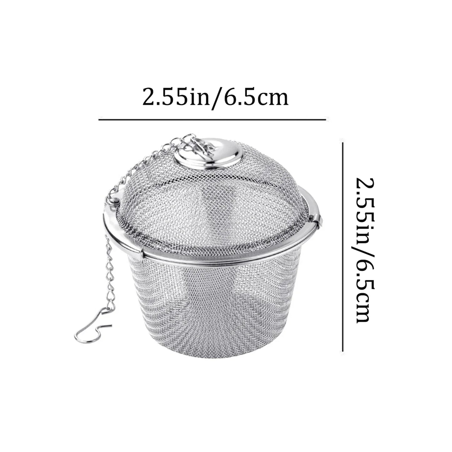 Boule à Thé Inox Multifonction – Infuseur Thé & Épices en acier inoxydable avec chaîne pour une infusion facile