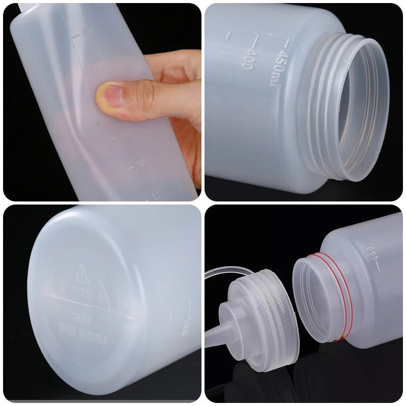 Bouteilles à Sauce Squeeze Réutilisables – 360 à 720 ml avec design flexible et bouchon pratique