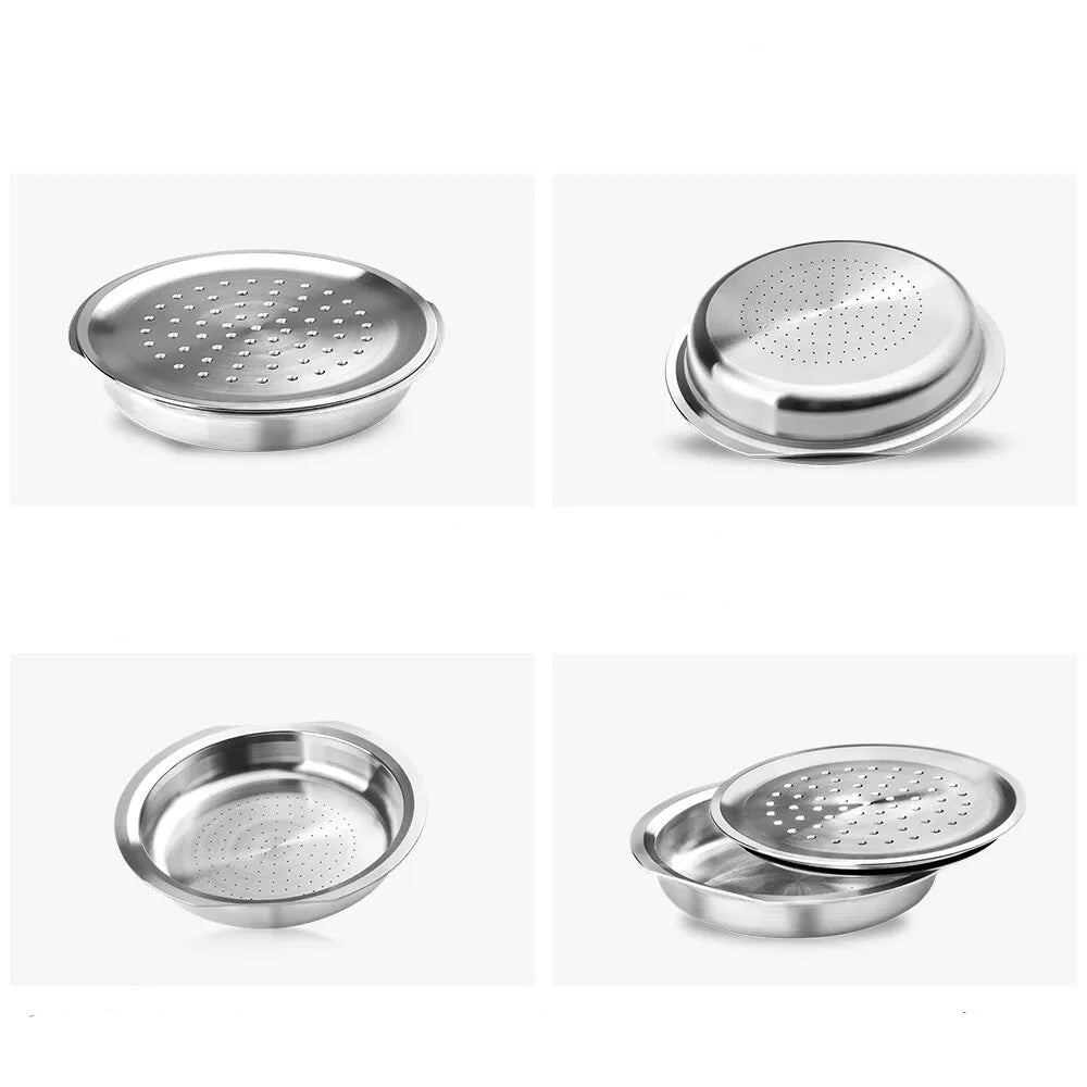 Capsule Réutilisable Senseo – Café Écologique et Économique en acier inoxydable vue sous plusieurs angles