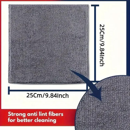 Chiffons Microfibre Réutilisables – Cuisine & Maison de dimensions 25cm pour un nettoyage efficace