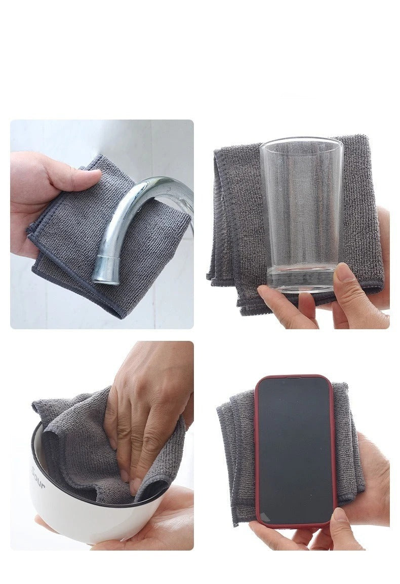 Chiffons Microfibre Réutilisables – Cuisine & Maison pour le nettoyage des surfaces et des objets du quotidien