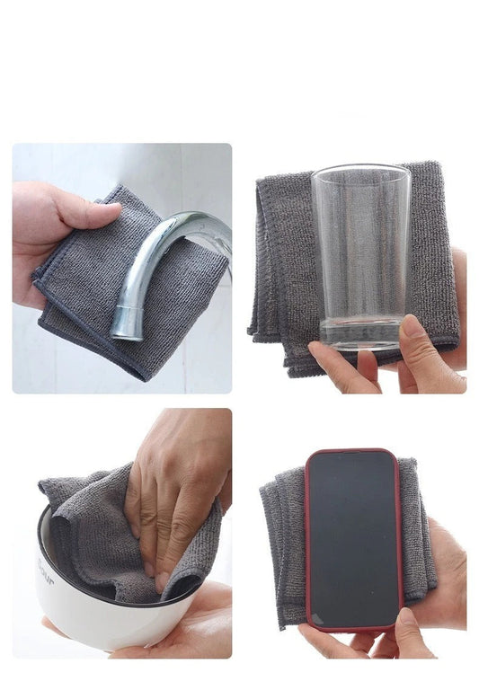 Chiffons Microfibre Réutilisables – Cuisine & Maison pour le nettoyage des surfaces et des objets du quotidien