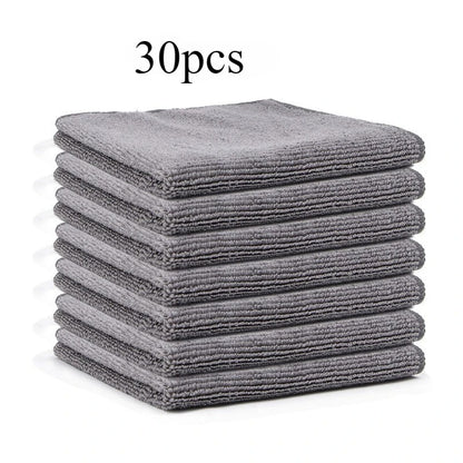 Lot de 30 Chiffons Microfibre Réutilisables – Cuisine & Maison pour un nettoyage efficace
