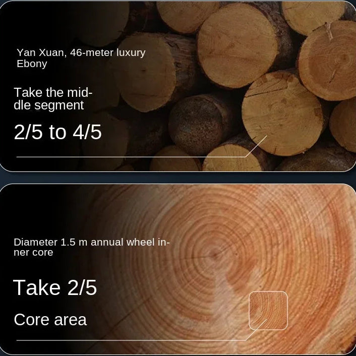 Planche à découper COOKER KinG en bois d'ébène de luxe avec surface lisse et durable