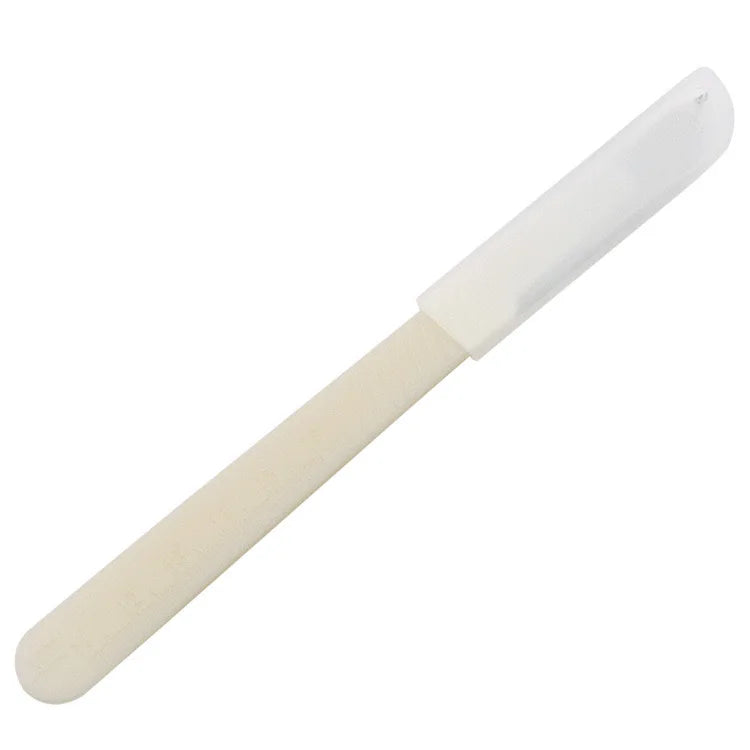 Couteau Décoratif à Pain Inox avec manche blanc pour découper et décorer le pain