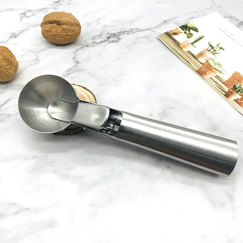 Cuillère à Glace Inox Polyvalente Ustensile de chef acier inoxydable pour cuisine pratique