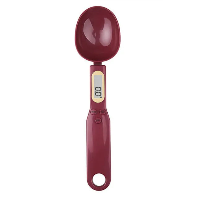 Cuillère Balance Électronique 500 g – Écran LCD en rouge pour des mesures précises en cuisine