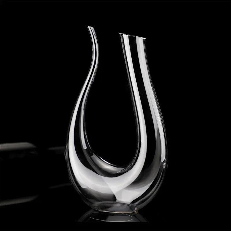 Décanteur à Vin en Verre – Carafe Œnologie Éco-Responsable au design élégant pour aérer le vin.