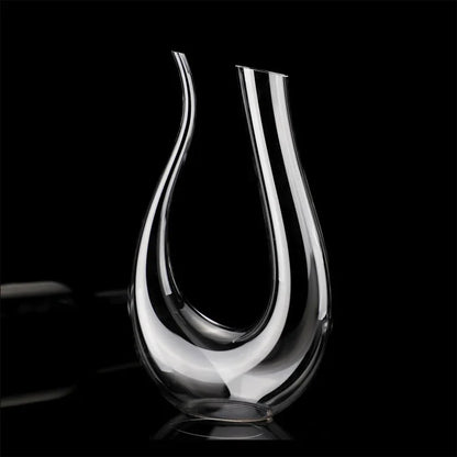 Décanteur à Vin en Verre – Carafe Œnologie Éco-Responsable au design élégant pour aérer le vin.