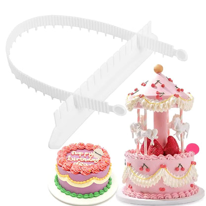Règle de décoration en dentelle pour créer des motifs sur les gâteaux avec des designs variés