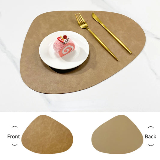 Dessous de Table Nordiques en Simili Cuir – Lot de 4 avec design élégant pour une présentation raffinée des plats