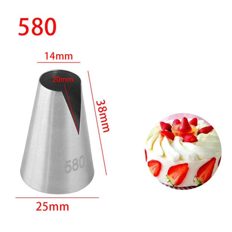 Douille Saint-Honoré en Inox pour Décoration Pâtisserie avec dimensions de 38 mm et 25 mm