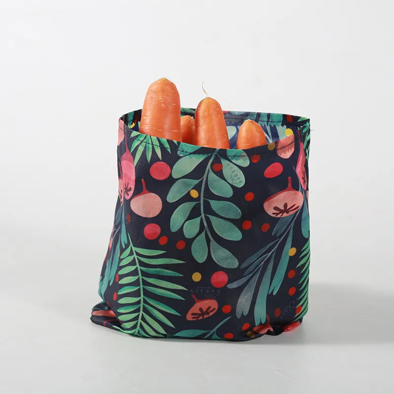 Bee Wraps alimentaires réutilisables en cire d’abeille sac réutilisable motif floral contenant des carottes