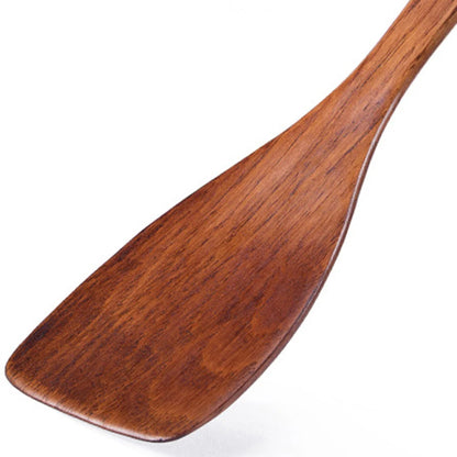 Spatule en Bois Cuisine – Durable & Antiadhésive Ustensile de chef spatule en bois finition lisse pour cuisson quotidienne