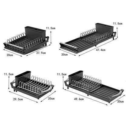 Égouttoir à Vaisselle Extensible pour Petite Cuisine avec différents réglages pour s'adapter aux espaces réduits