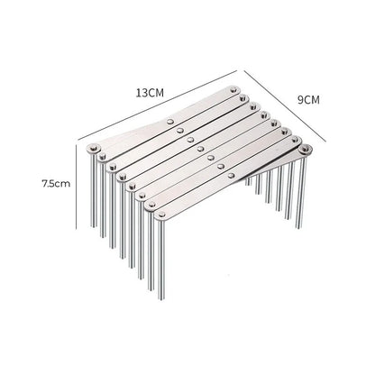 Égouttoir Vaisselle Inox Extensible – Gain de Place 3-en-1 idéal pour optimiser l'espace dans votre cuisine