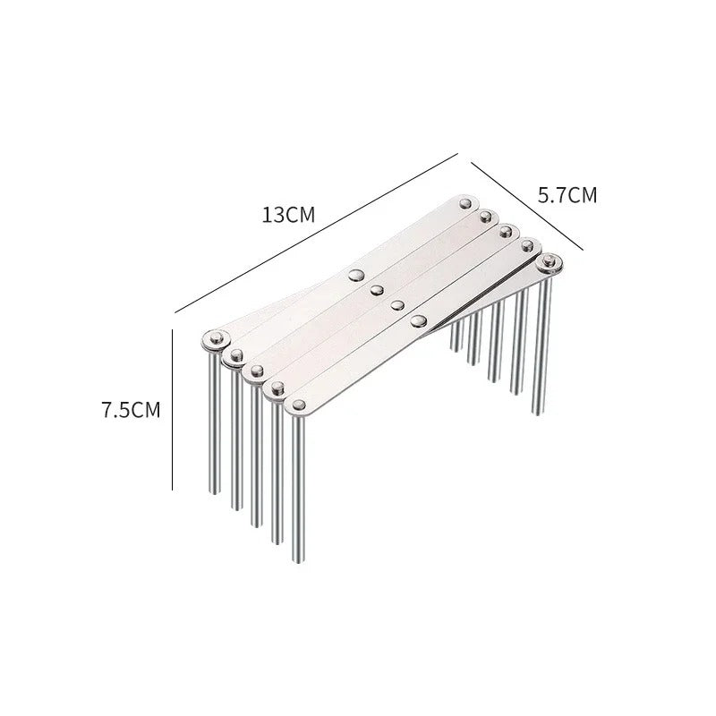Égouttoir Vaisselle Inox Extensible – Gain de Place 3-en-1 pour une cuisine organisée et pratique