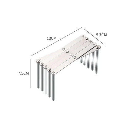 Égouttoir Vaisselle Inox Extensible – Gain de Place 3-en-1 pour une cuisine organisée et pratique