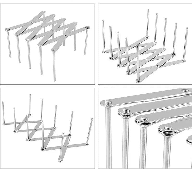 Égouttoir Vaisselle Inox Extensible – Gain de Place 3-en-1 pour optimiser votre équipement de cuisine