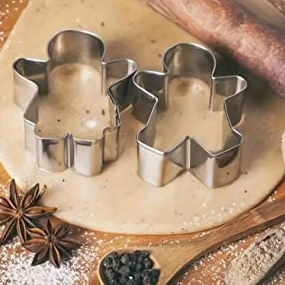 Emporte-Pièce Bonhomme en Pain d’Épices – Inox en forme de bonhomme, idéal pour la pâtisserie festive