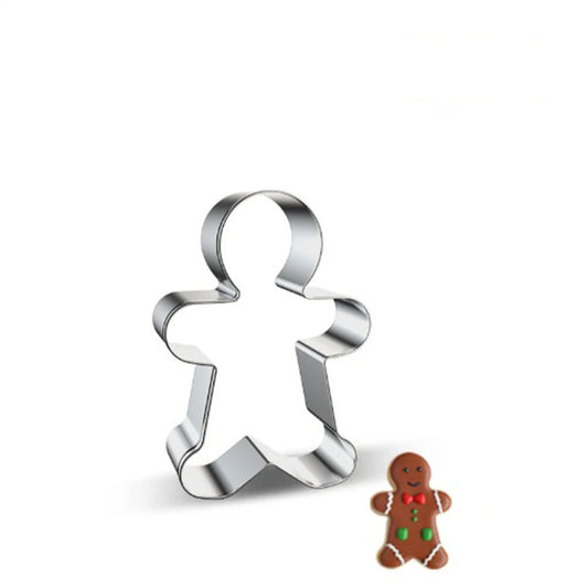 Emporte-Pièce Bonhomme en Pain d’Épices – Inox robuste pour réaliser des biscuits décoratifs en forme de bonhomme