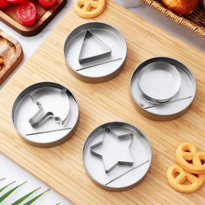 Emporte-Pièces Créatifs – Lot de 4 Formes pour Biscuits en acier inoxydable pour pâtisserie amusante