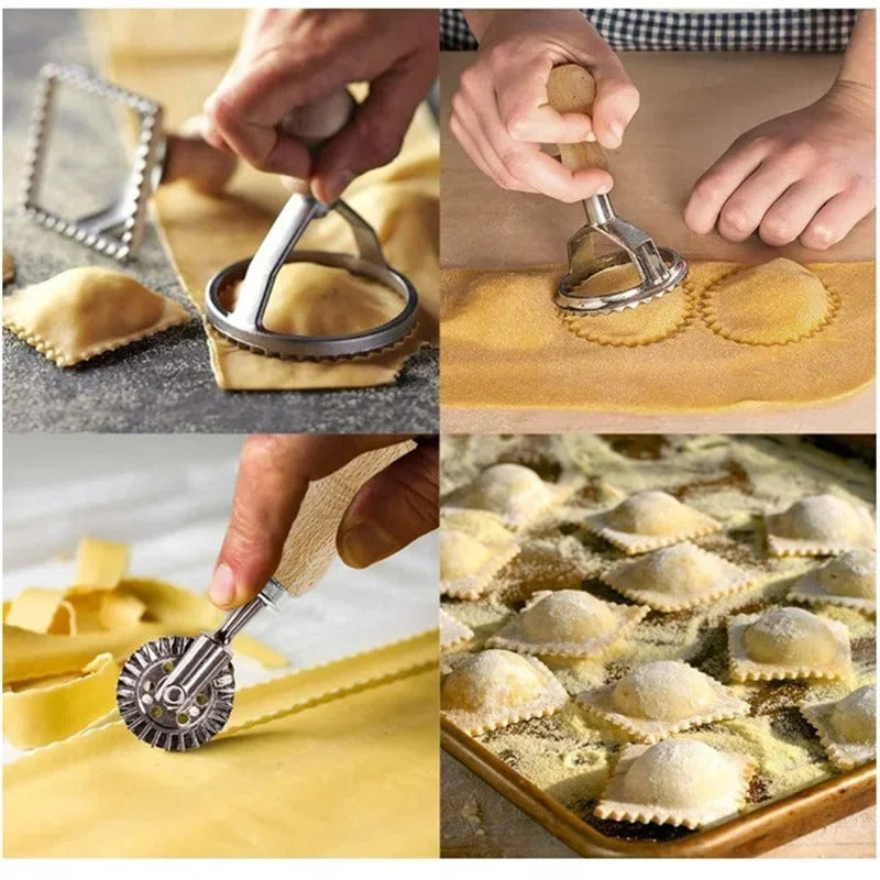 Emporte-Pièces pour Pâtisserie – 7 Formes au Choix, idéaux pour créer des raviolis et pâtes décoratives