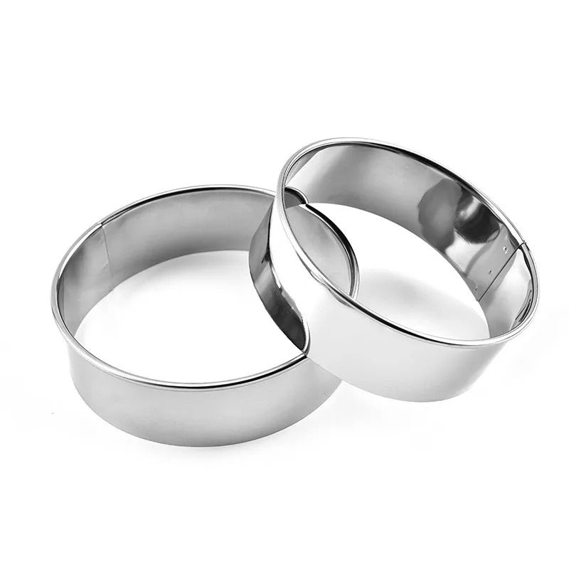Emporte-Pièces Ronds Inox – Lot de 12 Tailles Découpe en acier inoxydable pour pâtisserie précise