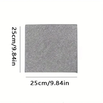 Éponge Microfibre Récurante Cuisine – Nettoyage Écologique gris 25 cm par 25 cm de Ustensile de chef