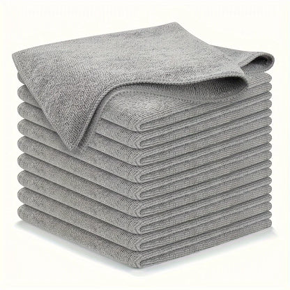 Pack de lingettes grises en microfibre pour cuisine Éponge Microfibre Récurante Cuisine – Nettoyage Écologique