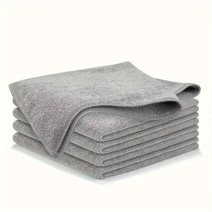 Éponge Microfibre Récurante Cuisine – Nettoyage Écologique gris empilée pour nettoyage efficace en cuisine