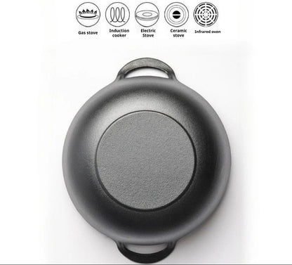 Faitout en Fonte 20 cm Compatible Induction et Tous Feux avec design résistand pour cuisson efficace