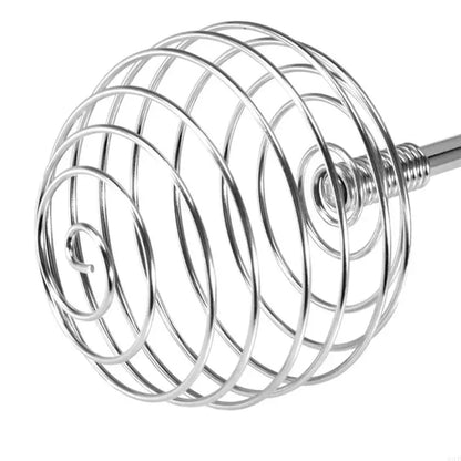 Fouet à Ressort Inox 430 – Fouetter Œufs & Crème Facilement en acier inoxydable pour un mélange rapide