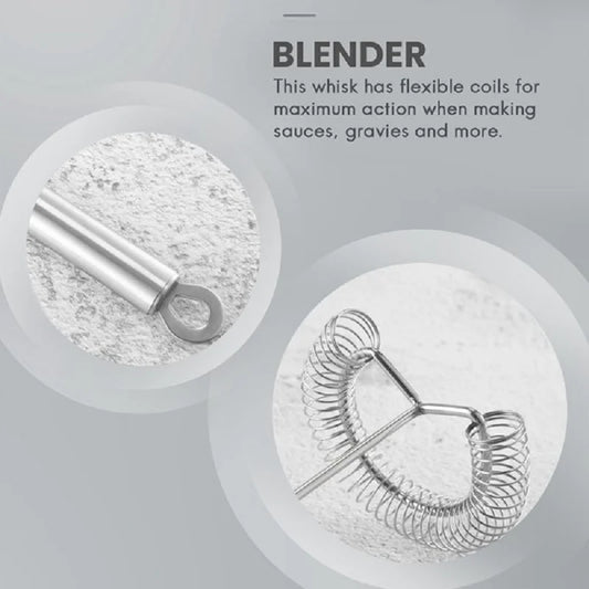 Fouet à Spirale en Inox pour Sauce, Béchamel et Roux – Fouet Professionnel Anti-Grumeaux monté pour un mélange facile.