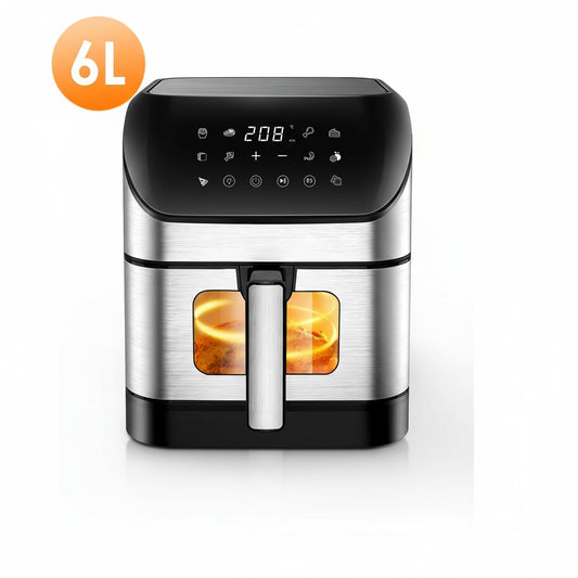 Friteuse à Air OYAJIA 6L – Cuisson Rapide & Saine avec écran tactile et capacité généreuse