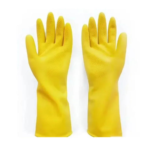 Gants de Cuisine en Caoutchouc jaunes pour un Ménage Facile, offrant une bonne adhérence et protection